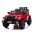Elektrické autíčko - Jeep BRD-7588 4x4 - nelakované - červené